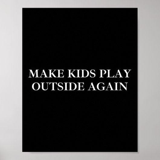 子どもを再遊び外に出おもしろいす ポスター (正面)