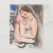 「子どもを持つ母」ガランダ ポストカード (正面)