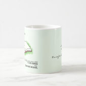 子どもを書棚の外に連れて行く コーヒーマグカップ (中央)