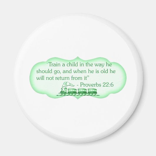 子どもを育てる マグネット (正面)