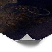 子どもを見つめる若い母親 ポスター (角)