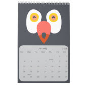 子どもアニマルカレンダー カレンダー (1月 2026)