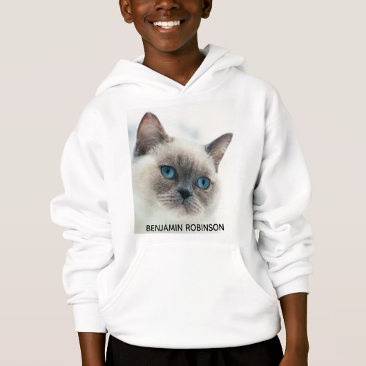 子どもカスタムの写真と名前パーソナライズされた男の子かわいい (正面)