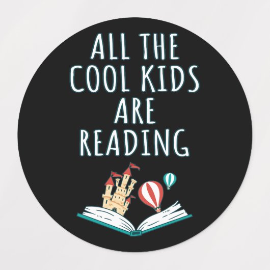 子どもカッコいいは皆読IIラベル ラベル (デザイン1)