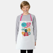 子どもクール向けおもしろいやる気を起こさせることわざ語 エプロン (着用した状態)