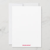 子どもサーカスのトレーンの誕生日パーティーの招待 招待状 (裏面)