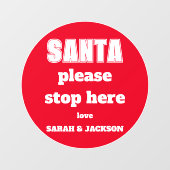 子どもストップがクリスマスを呼ぶ ウィンドウサイン (シート)