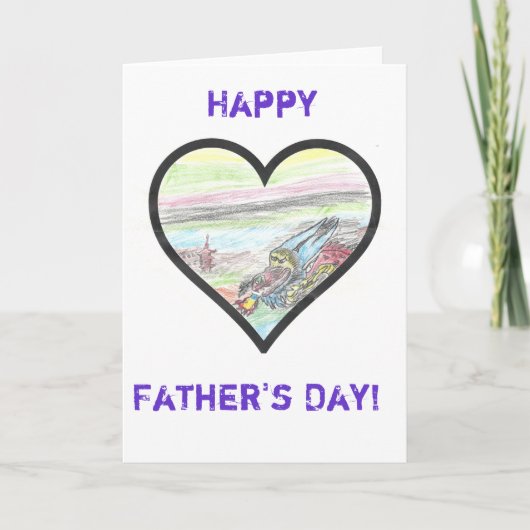 子どもハート財団の父の日のカード カード (正面)