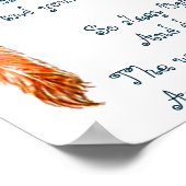 子どもパーソナライズされたの夢のキャッチャー詩 ポスター (角)