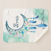 子どもパーソナライズされたの夢のベビーブランケット シェルパブランケット (正面(横))