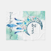 子どもパーソナライズされたの夢のベビー フリースブランケット (正面(横))