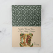 子どもビクトリアン向けクリスマス用挨拶状 シーズンカード (内部)