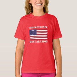 子どもファッション小説の独立宣言 Tシャツ