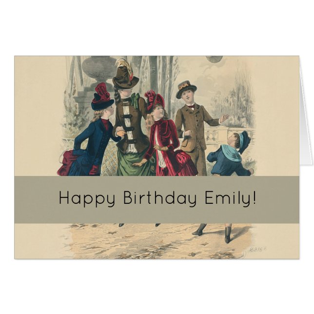 子どもファミリーアンティークビクトリアン子 (正面横)