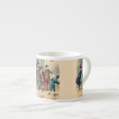 子どもファミリーアンティークビクトリアン子 エスプレッソカップ (正面右)