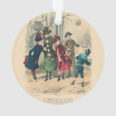 子どもファミリーアンティークビクトリアン子 オーナメント (裏面)