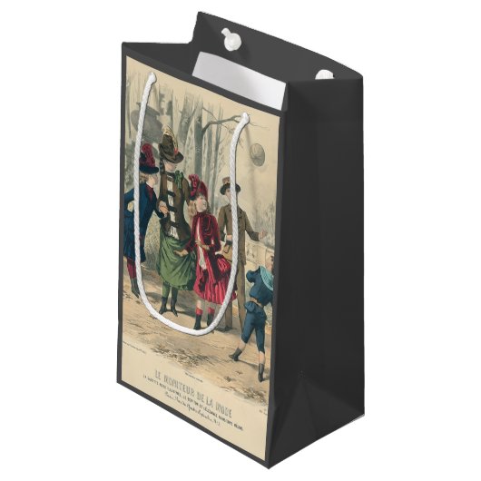 子どもファミリーアンティークビクトリアン子 スモールペーパーバッグ (正面アングル)