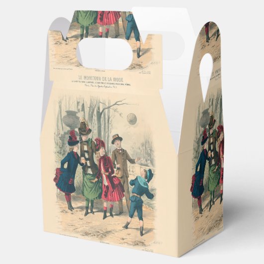 子どもファミリーアンティークビクトリアン子 フェイバーボックス (オープン)