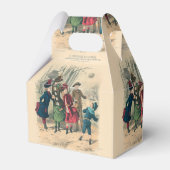 子どもファミリーアンティークビクトリアン子 フェイバーボックス (正面サイド)