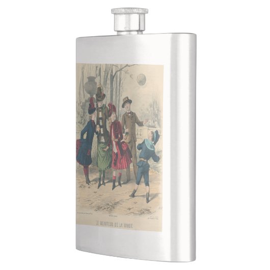 子どもファミリーアンティークビクトリアン子 フラスク (左)