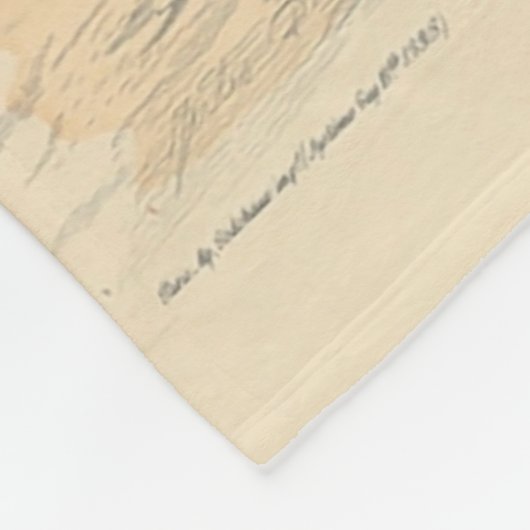 子どもファミリーアンティークビクトリアン子 フリースブランケット (角)