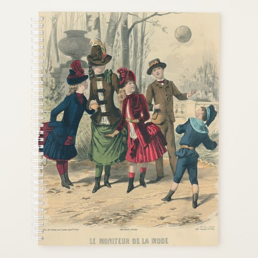 子どもファミリーアンティークビクトリアン子 プランナー手帳 (正面)