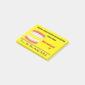 子ども仮歯遊医者検査メモ帳 ポストイット (アングル)