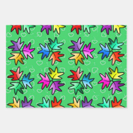 子ども包装紙のハートストッパー離れ ラッピングペーパーシート