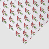 子ども可愛いクリスマスキャラクター赤白グリーン 薄葉紙 (詳細)