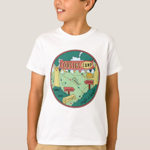 子ども向けのTシャツサマーキャンプの個人設定 Tシャツ