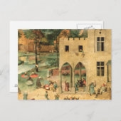 子ども向けゲーム：トップハンド離れの詳細 ポストカード (正面/裏面)