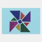 子ども向けファンギフトラップ ラッピングペーパーシート (正面3)