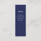 子ども向けブックマーク スキニー名刺 (裏面)