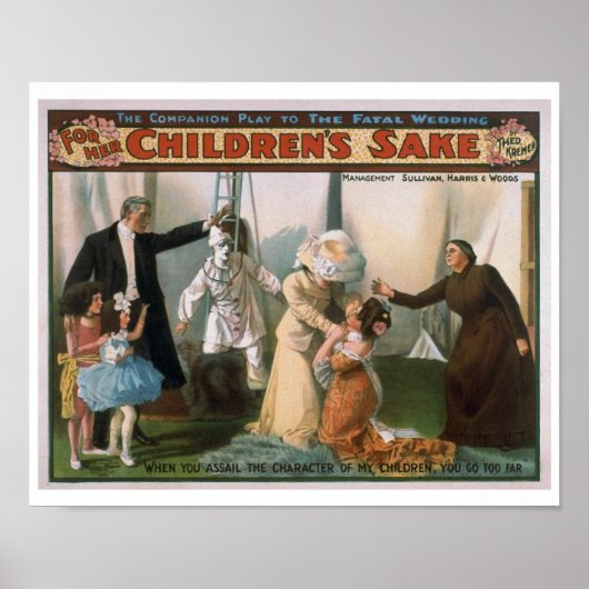 子ども向けヴィンテージ劇場ポスター ポスター (正面)