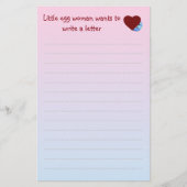 子ども向け筆記用紙 便箋 (正面)