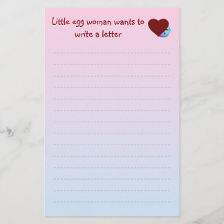 子ども向け筆記用紙 便箋