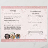 子ども向け葬式プログラムテンプレート (裏面)