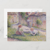 子ども向け農場印象主義はがき ポストカード (正面/裏面)