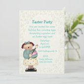 子ども復活祭パーティの招待状 招待状 (スタンド正面)