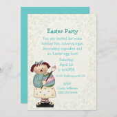 子ども復活祭パーティの招待状 招待状 (正面/裏面)
