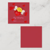 子ども教室バレンタインデー「Bee Mine」 エンクロージャーカード (正面/裏面)