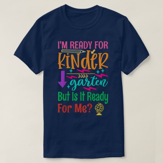 子ども新学期幼稚園 Tシャツ (デザイン正面)