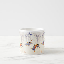 子ども日本の転がの大きな雪玉 エスプレッソカップ