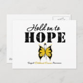 子ども時代のがんが希望を持ち続ける ポストカード (正面/裏面)