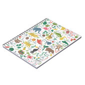 子ども用のトロピカルアルファベット ノートブック (左側)