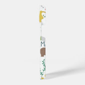 子ども用のトロピカルアルファベット iPhoneケース (左側面)