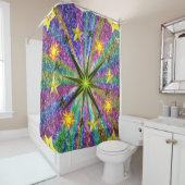 子ども用の星シャワーカーテン シャワーカーテン (インサイチュ)