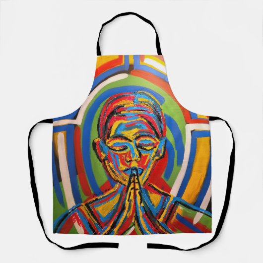 子ども用オールオーバープリントエプロンを作る エプロン (正面)