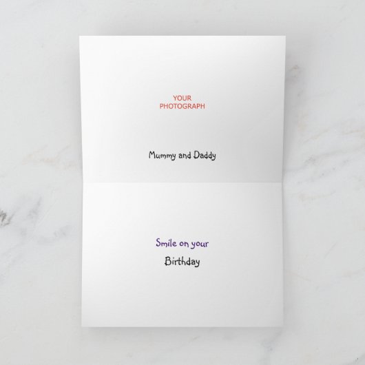 子ども用カード カード (内部)