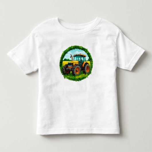 子ども用トイトラクター トドラーTシャツ (正面)